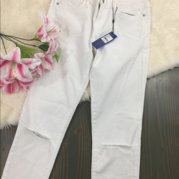 {Rebecca Minkoff} Midrise Skinny White Jeans - Picture 2 of 8